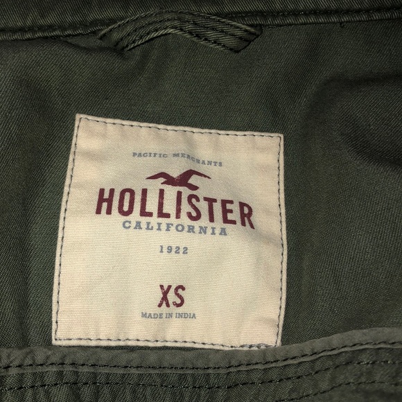 Olive Green Army Jacket - Picture 3 of 4